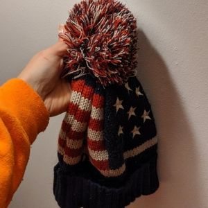 American Flag Beanie